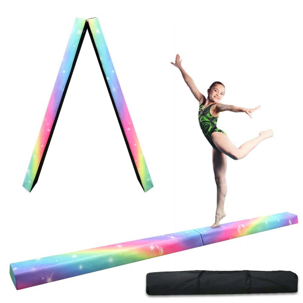Allecto skládací rovnovážný nosník 240 cm pro gymnastiku