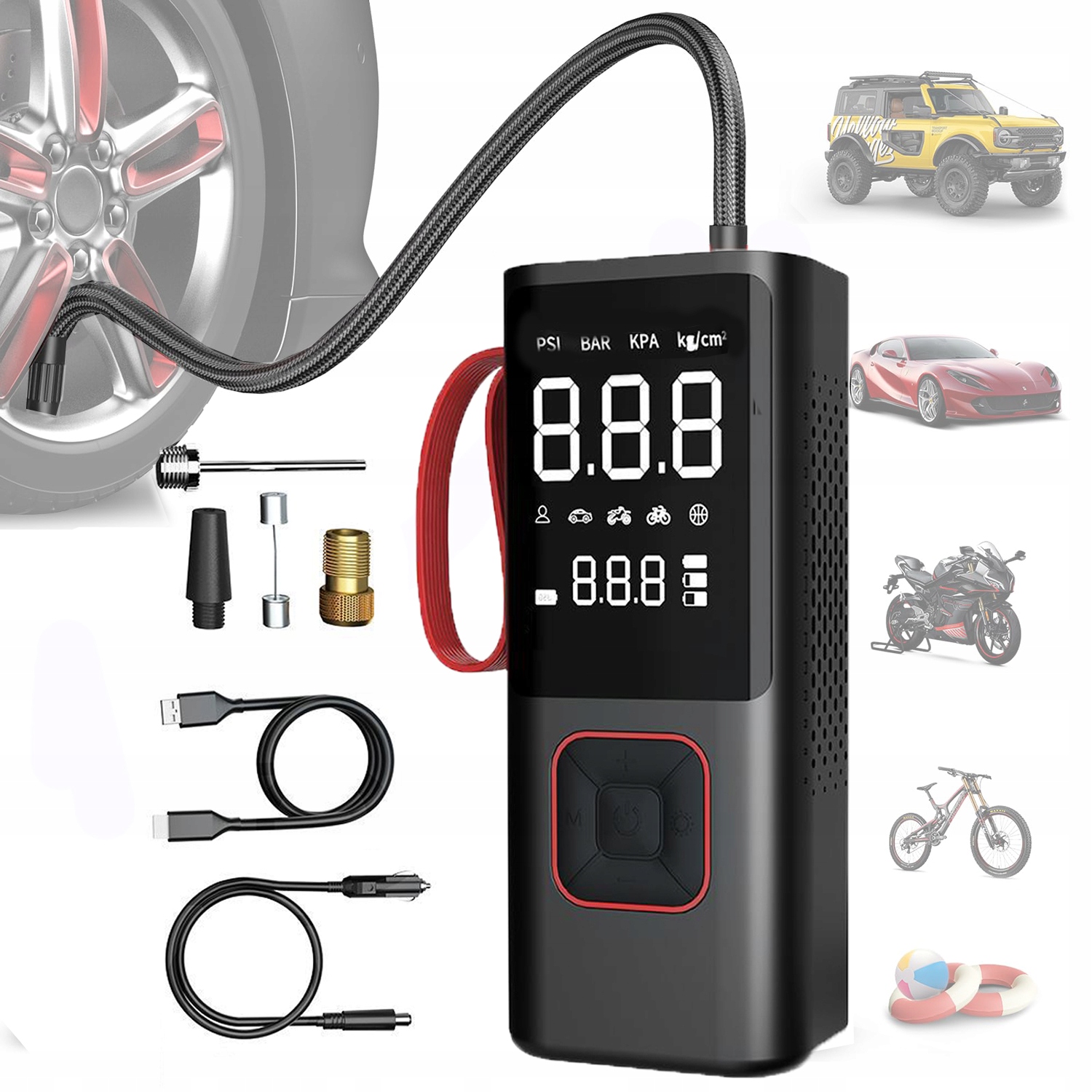 KOMPRESOR SAMOCHODOWYPompka Sprężarka 12V