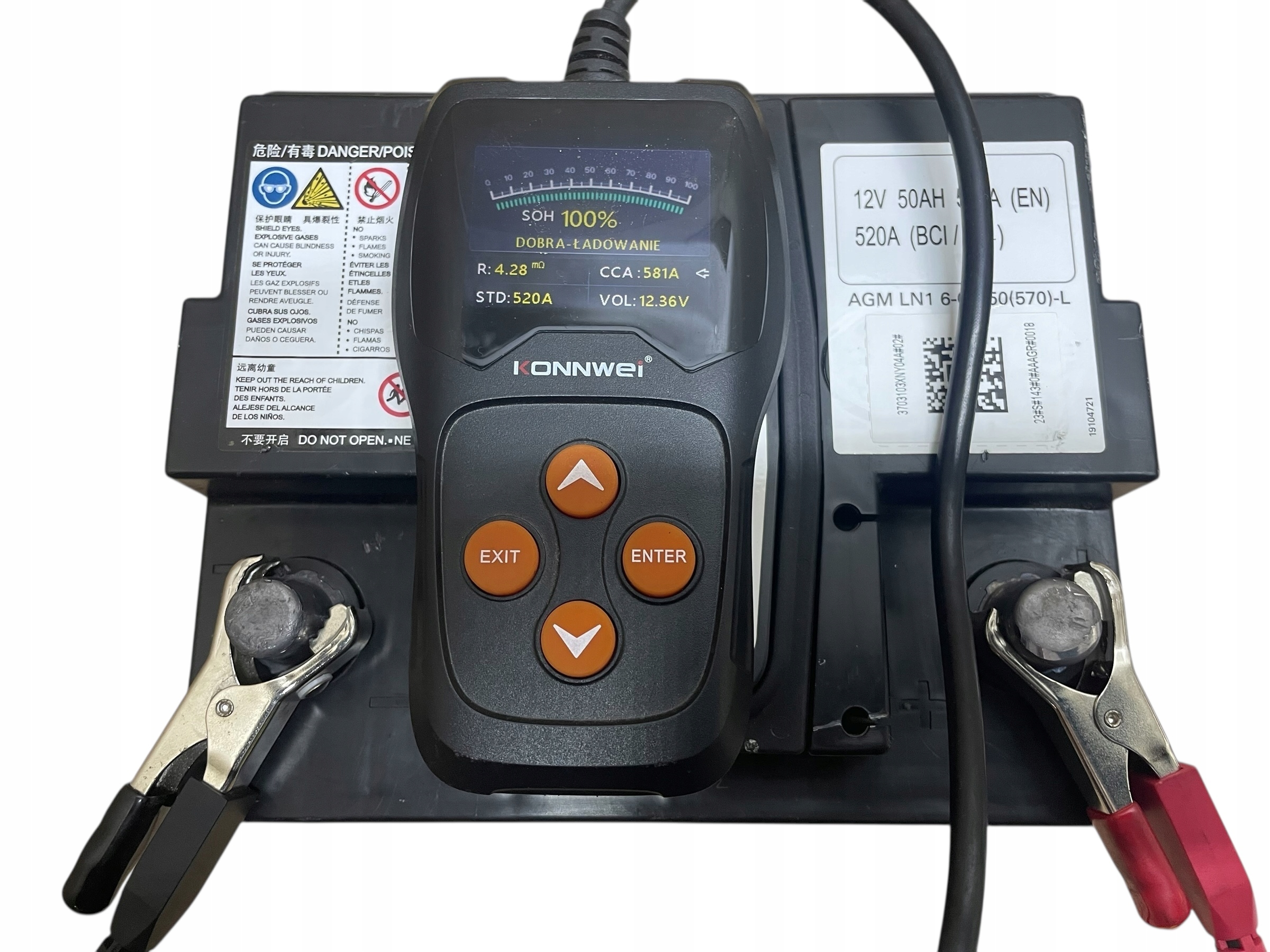 Batteria AGM START-STOP 12V 50AH 570A MINI 2023R Originale