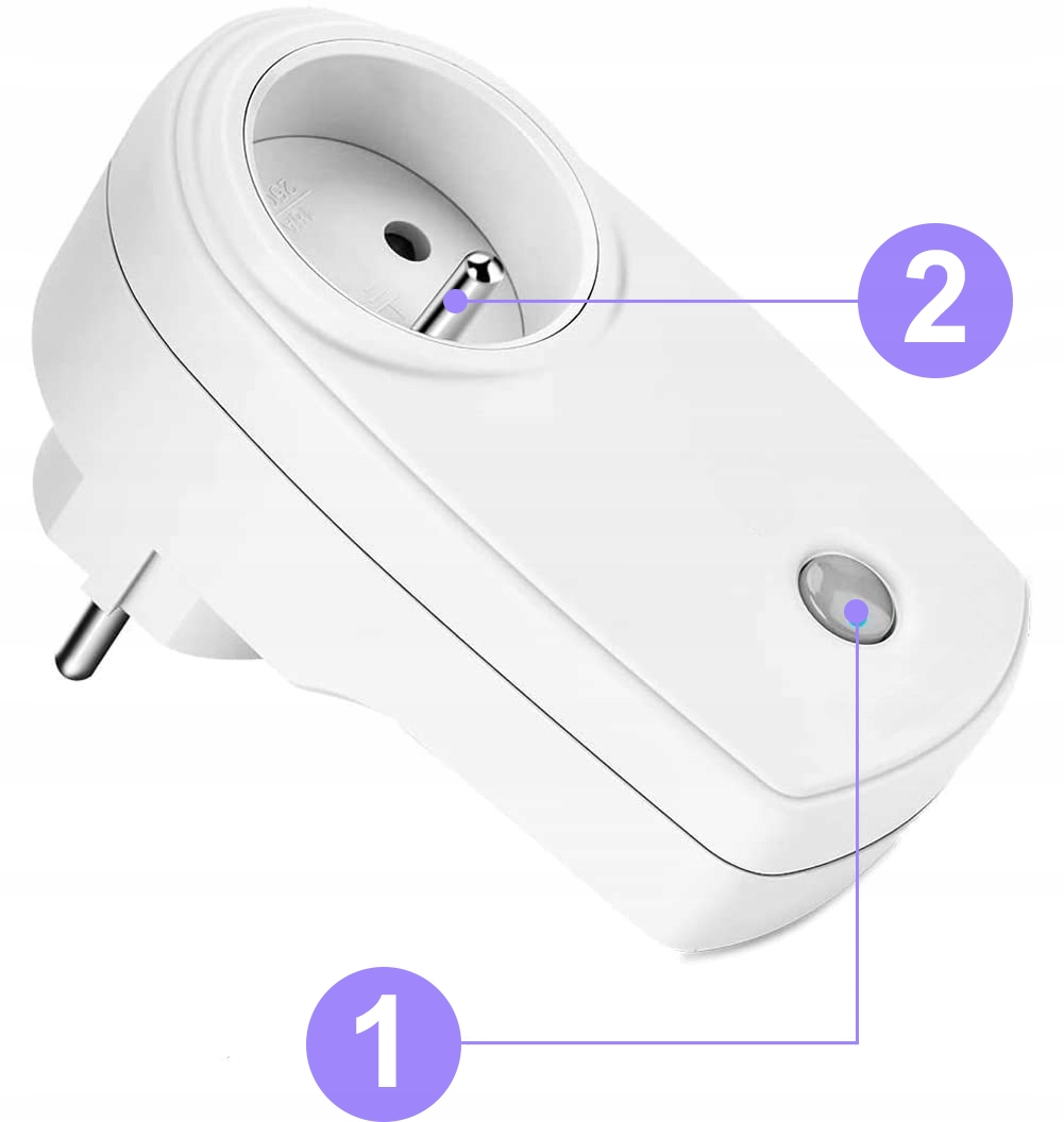 PROGRAMATOR WŁĄCZNIK WYŁĄCZNIK CZASOWY TIMER WiFi Zasilanie sieciowe