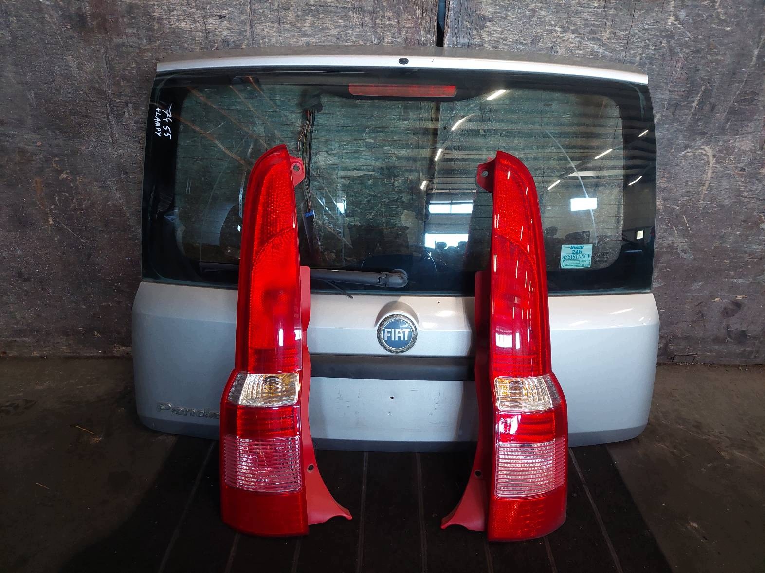 trunk door boot + lights FIAT PANDA II 647