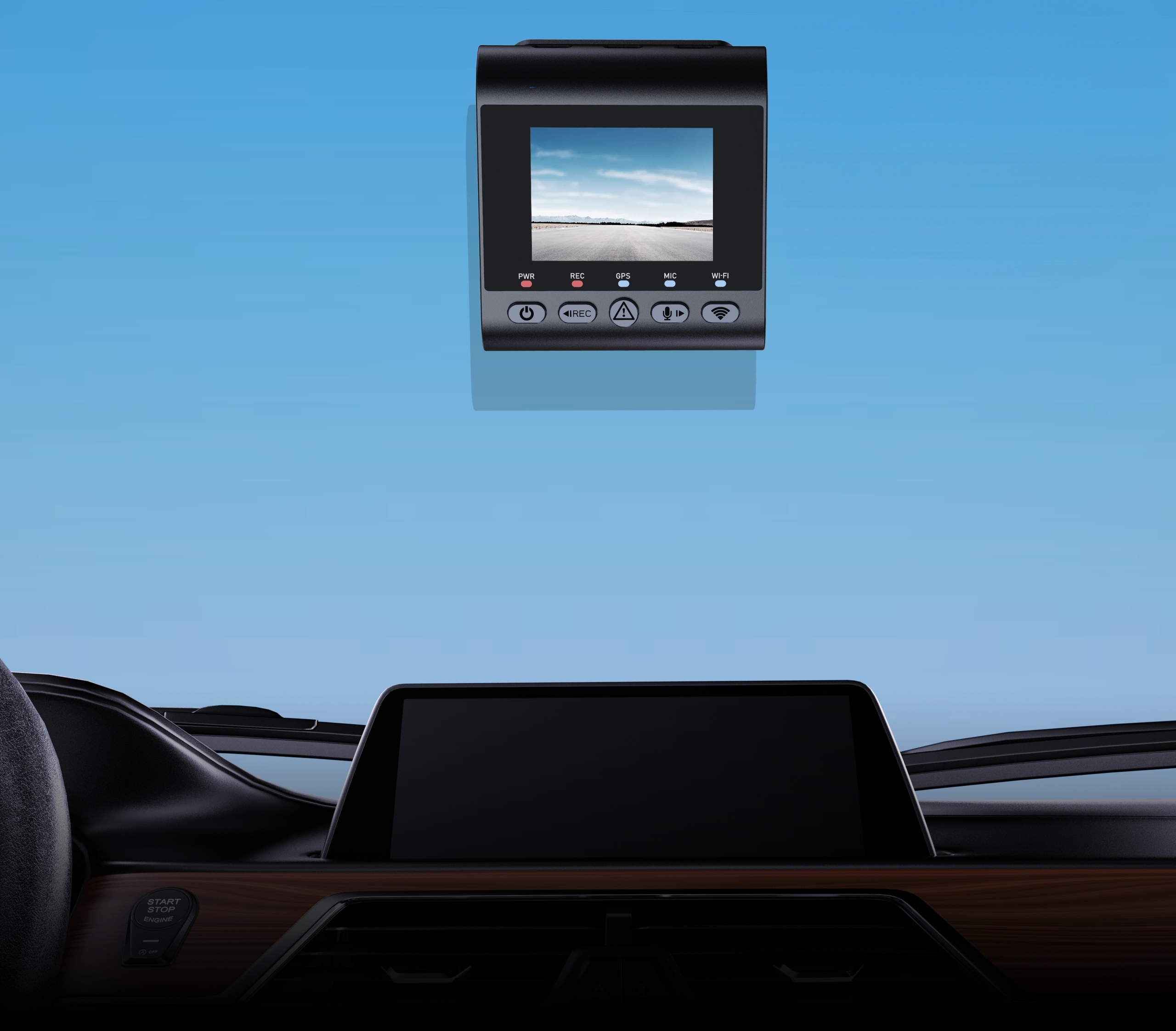 Przód+Tył WIDEOREJESTRATOR SAMOCHODOWY SJCAM M60 Dashcam 4K HDR WiFi GPS Model M60