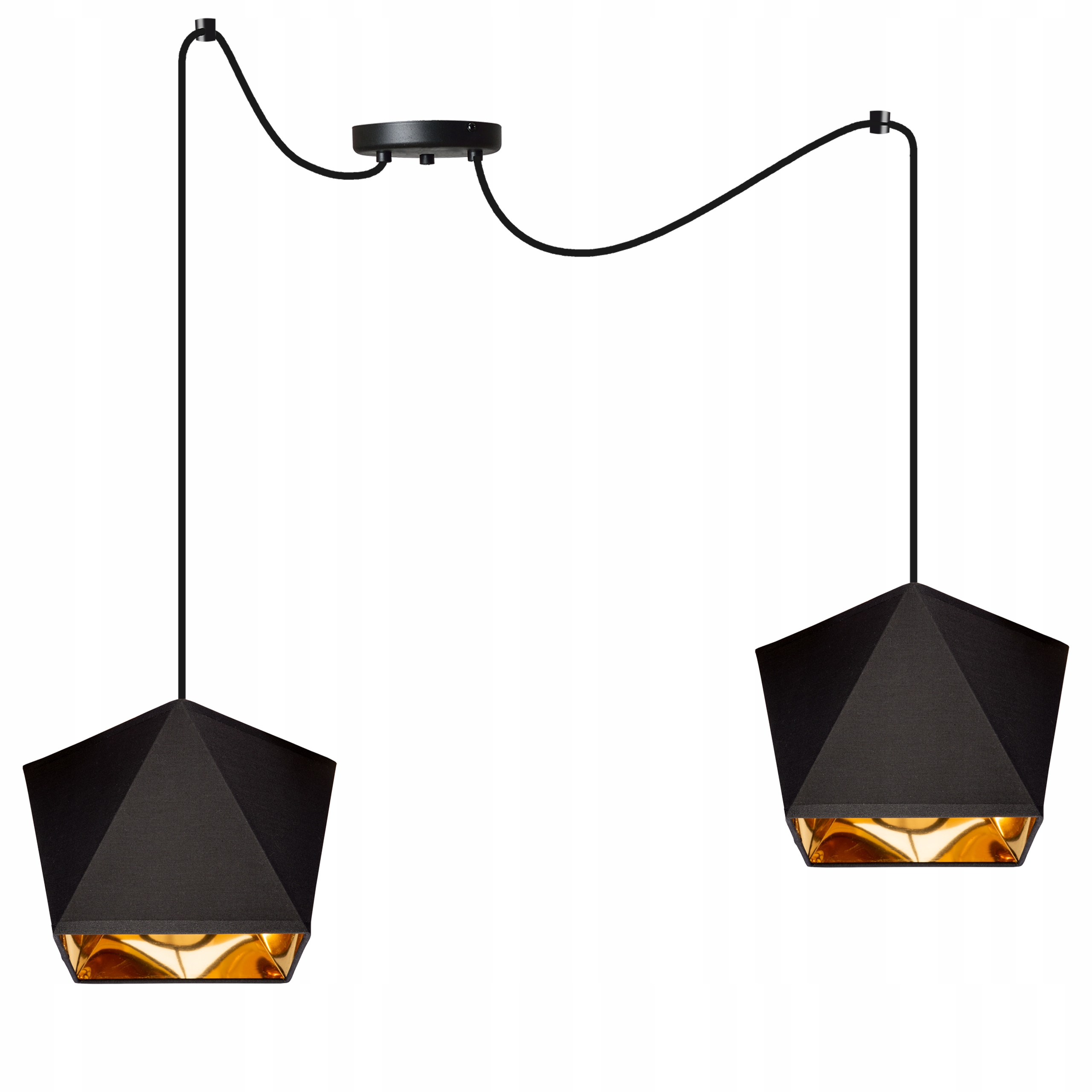 

Lampa Wisząca Sufitowa Żyrandol Loft Złoty Pająk