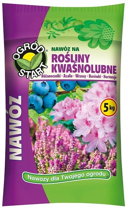 

Nawóz do roślin kwaśnolubnych 5 kg Ogród Start