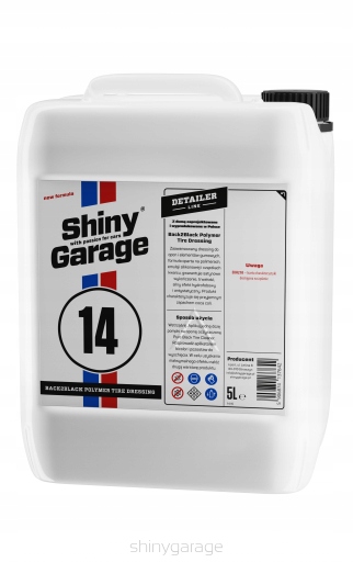 Shiny Garage Back2Black Polymer Tire Dressing 5L