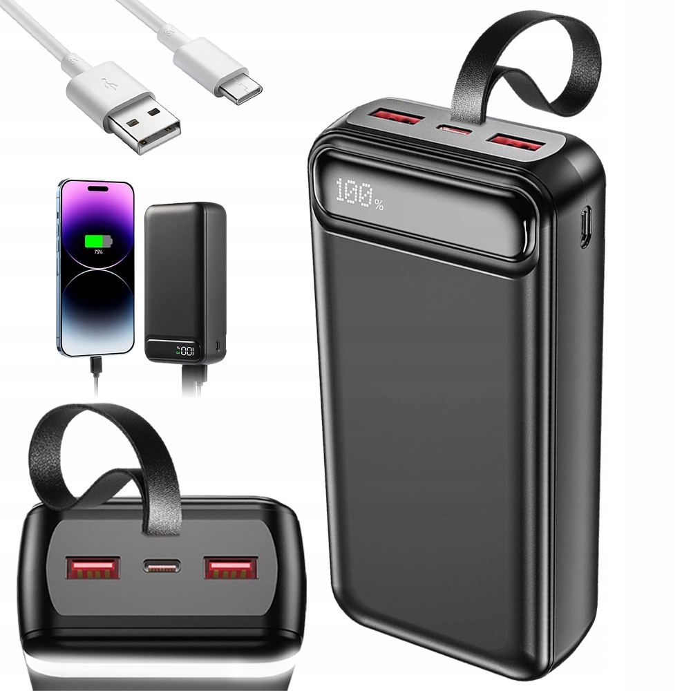 50000MAH Kompaktní Powerbanka Pro Chytré Hodinky, Tablet A LCD Telefon