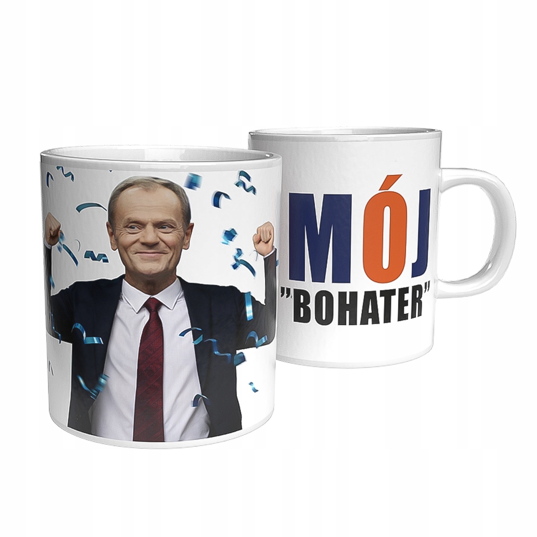 

Kubek Humor Mój Bohater Donald Tusk