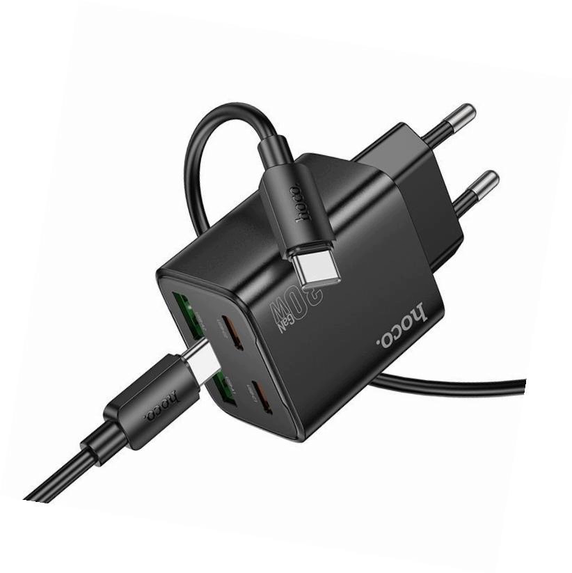 Szybka ładowarka 30W 4 porty z kablem 1m Usb-c do Xiaomi Redmi 15 4G