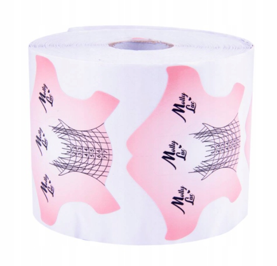 Molly Lac SZABLONY formy 100 do paznokci migdałki Liczba sztuk 100 szt.