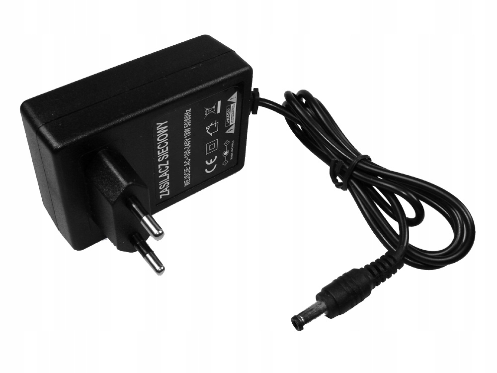 

Zasilacz impulsowy wtyczkowy 9V/2,0A DC 2,1/5,5