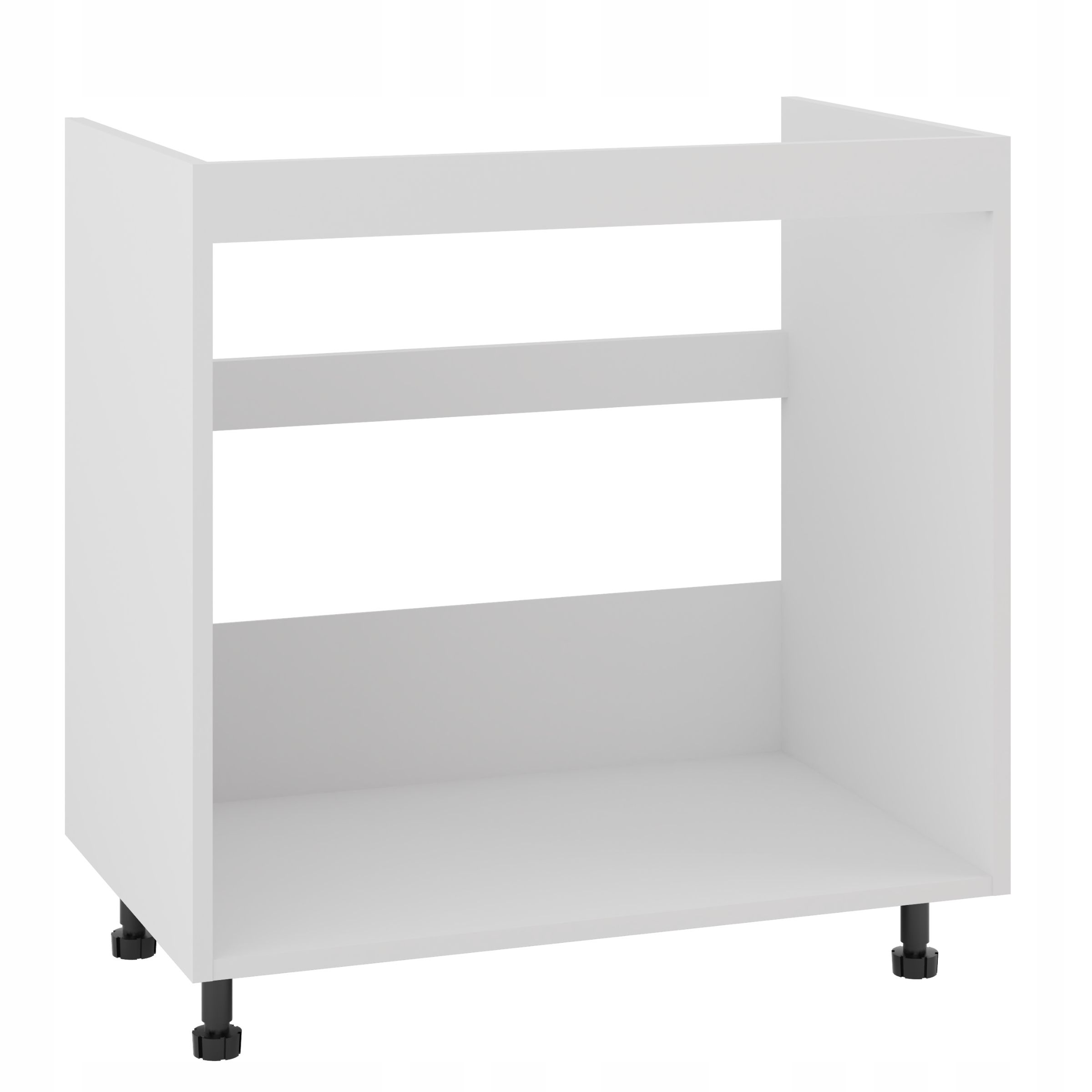 Korpus: bílá kuchyňská skříňka pod dřez 80 s příslušenstvím