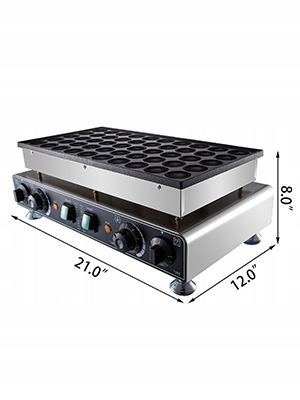 VEVOR Gofrownica 50 szt. 1600W Pancake Maker Marka Vevor