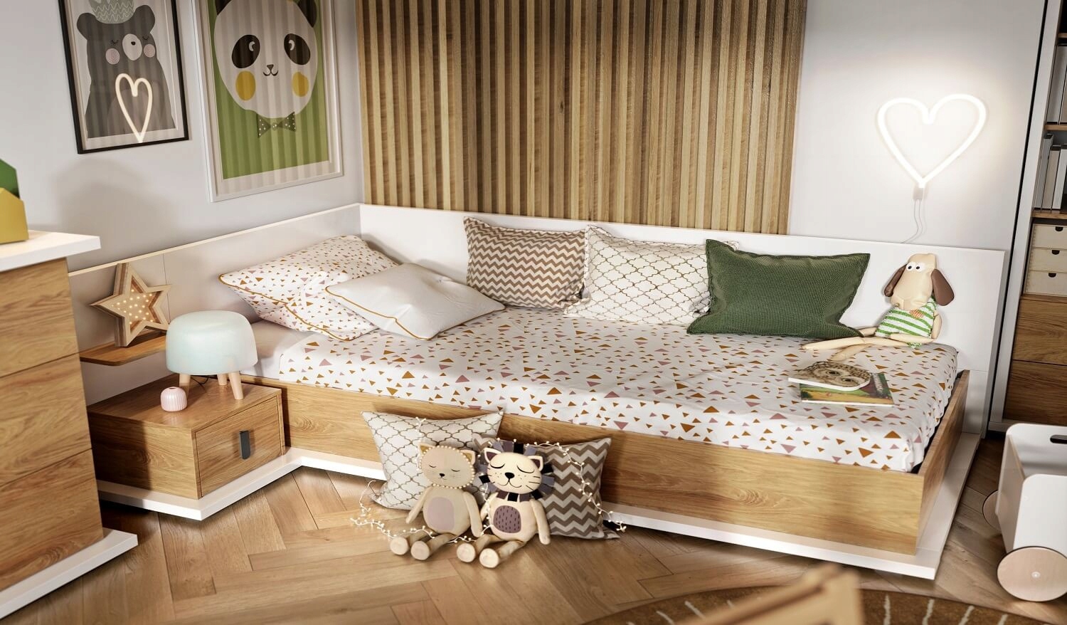 Łóżko Simi MS-09L Lenart Meble Wysokość mebla 70 cm