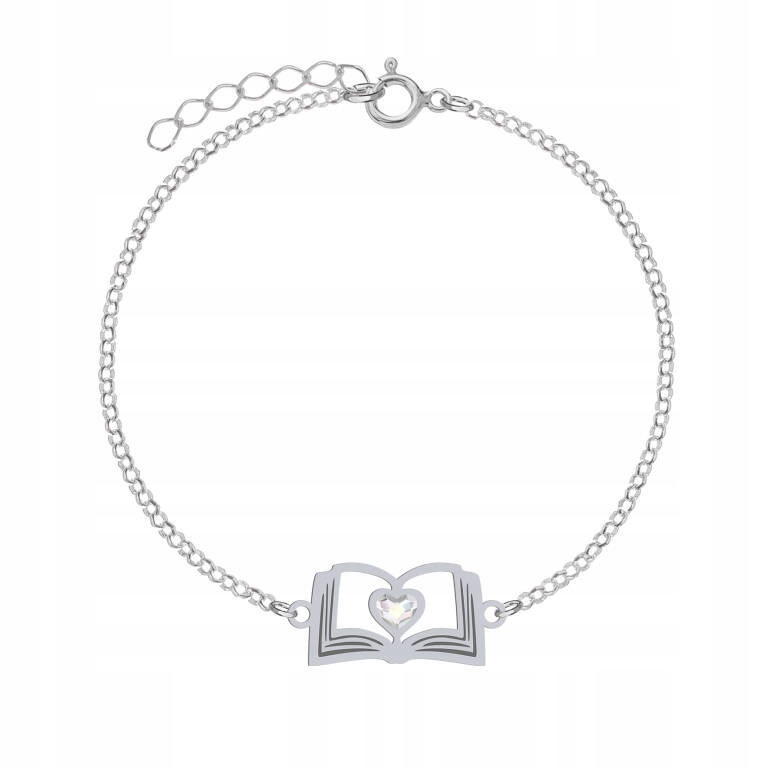 

Bransoletka Książka srebro Tabliczka