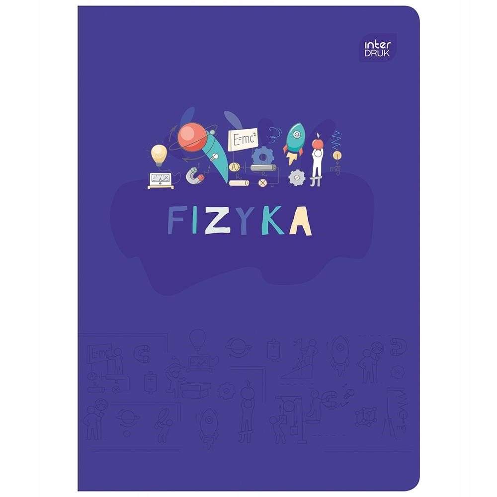 

Zeszyt A5 60 kartek kratka przedmiotowy Fizyka