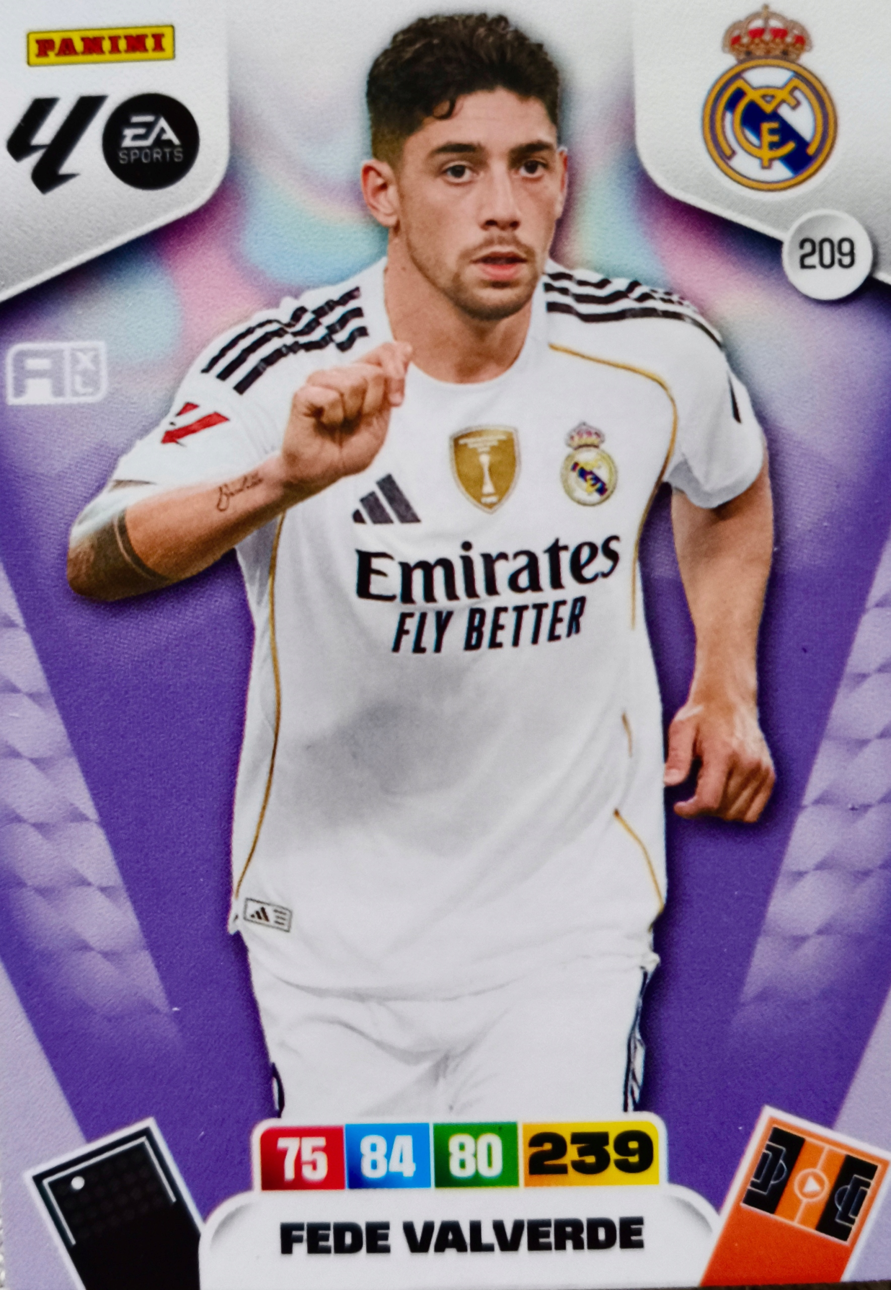 La Liga hiszpańska 2025-26 2026 Core 209 Fede Valverde Real Madryt