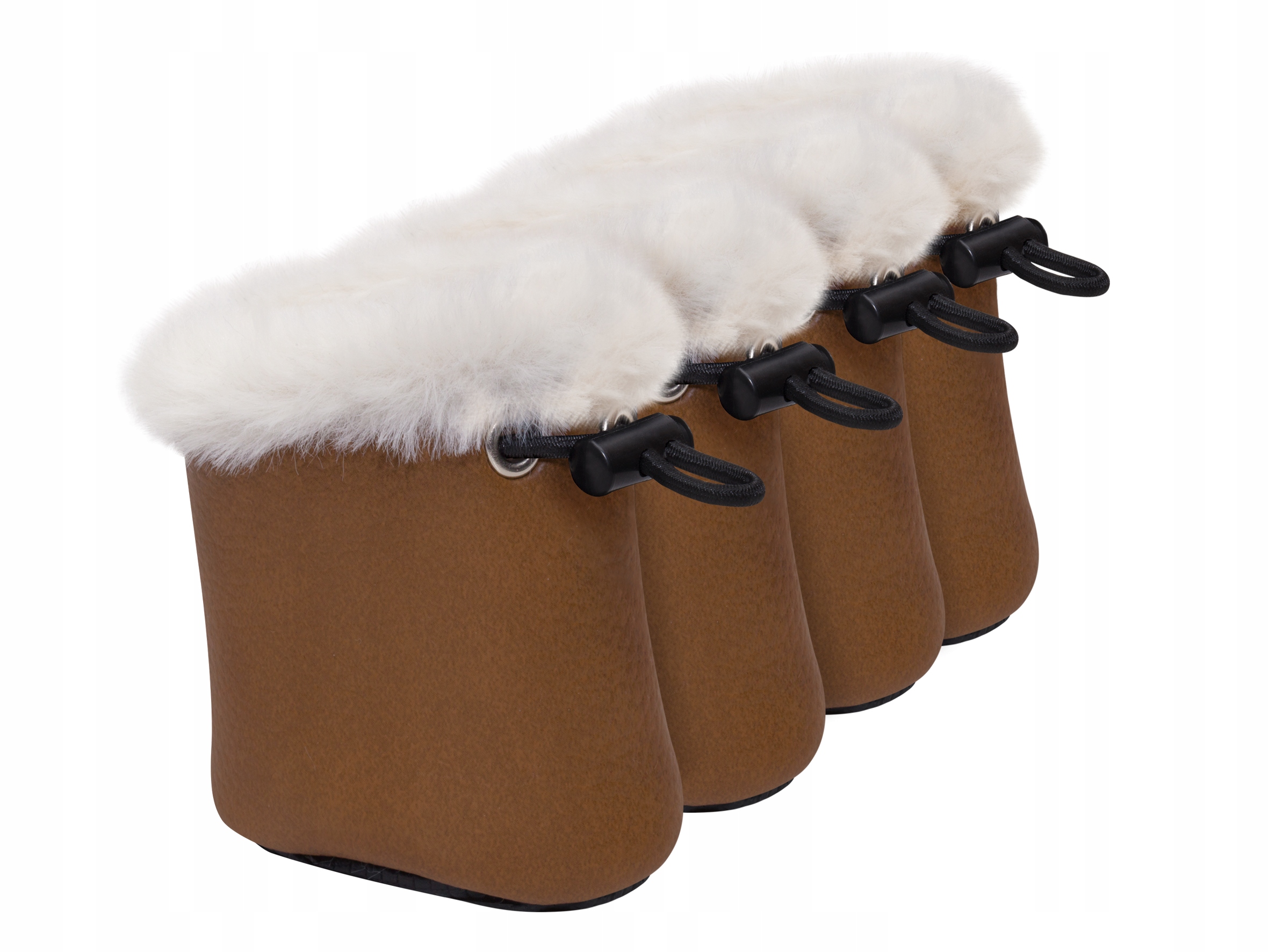 Levně Petto Zateplené boty pro psa Yuki hnědé M