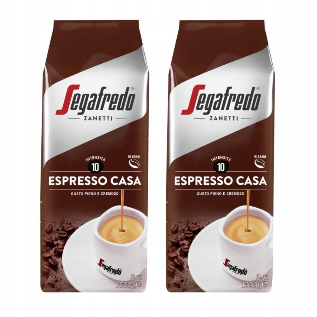 Levně Káva zrnková Espresso Casa 2x1 kg Segafredo