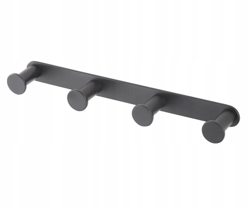 Koupelnový háček na kolíčky Stella černý 18.0441-B