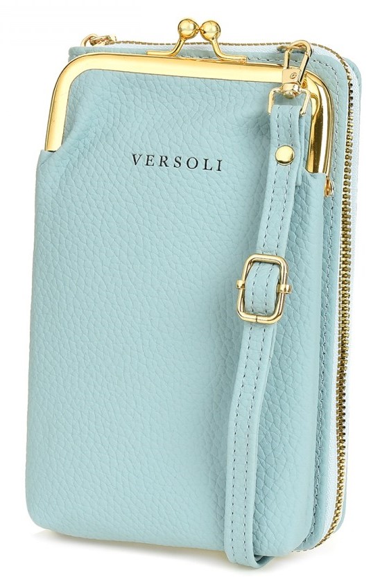 

Torebka Na Telefon Etui Portfel Baby Blue 2493