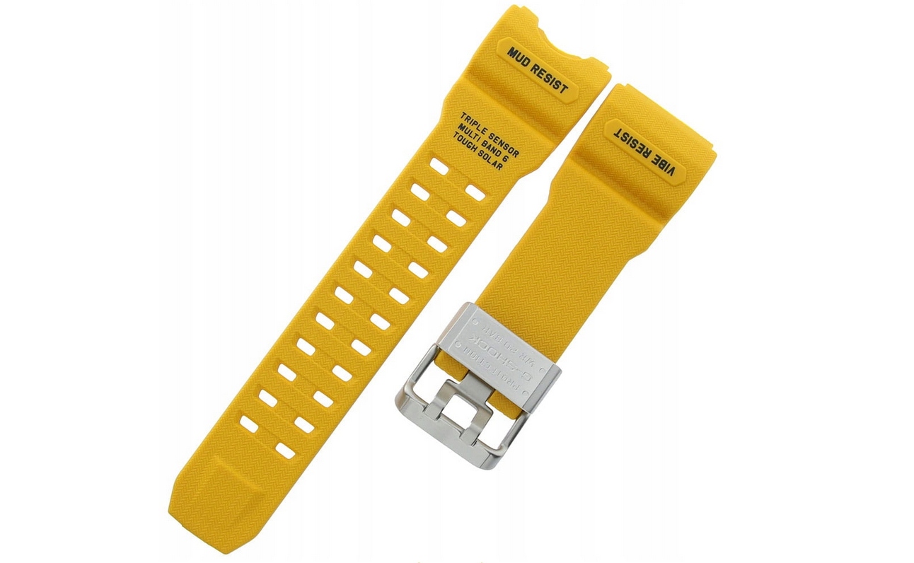 Casio 10627142 Řemínek k hodinkám GWG-1000 GWG-1000-1A9 Žlutý