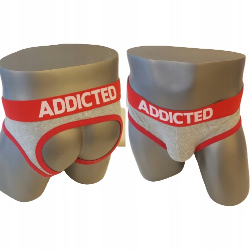 

Ac Es Add Pump Majtki Jockstrap L/XL Szary Classic