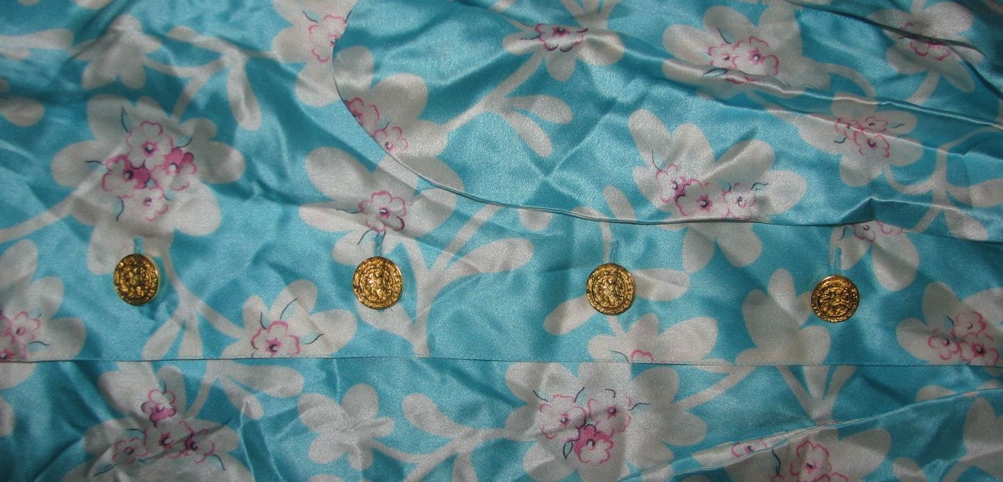 ESCADA MARGARETHA LEY Vintage Jedwabna letnia długa Sukienka 38 Materiał dominujący jedwab