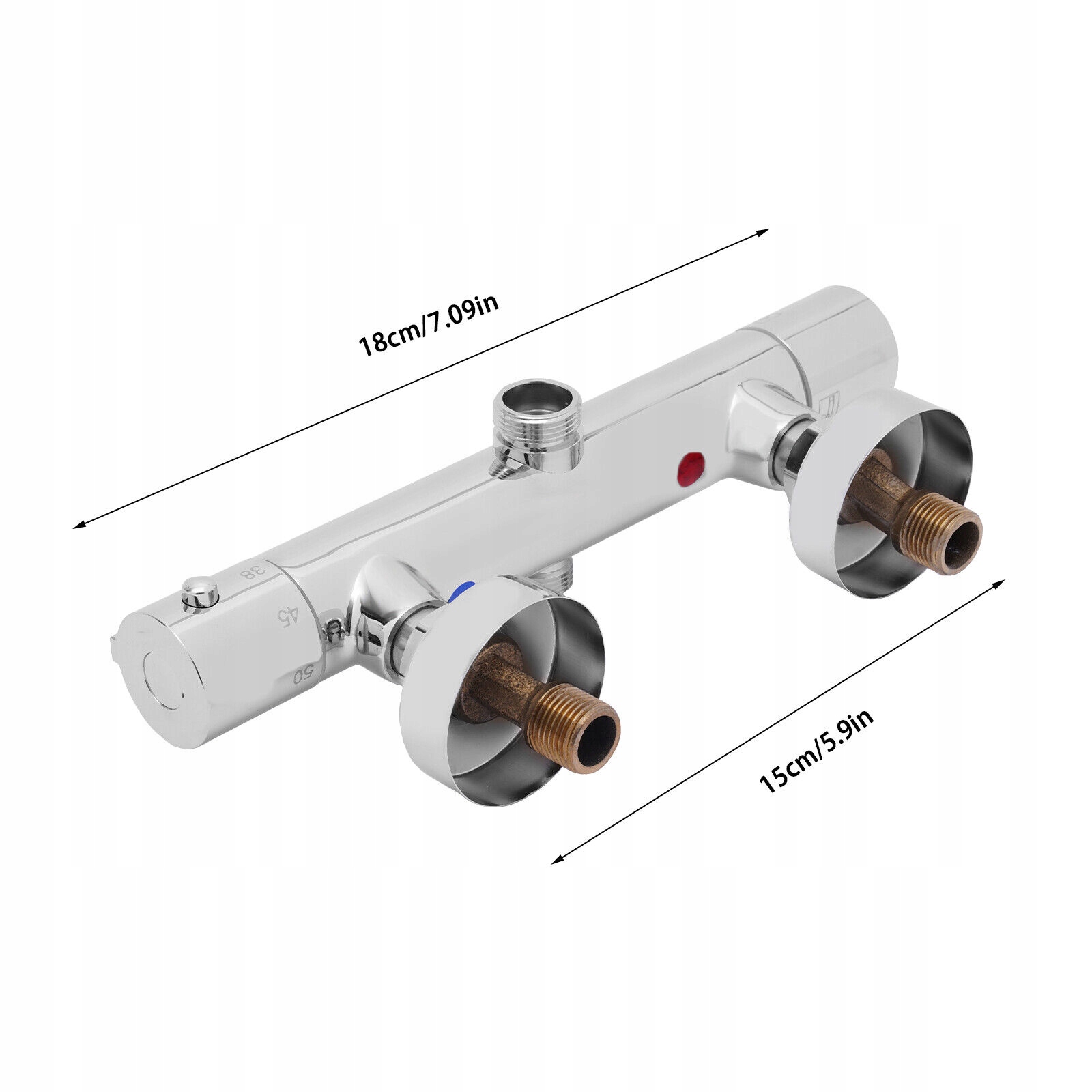 BATERIA TERMOSTATYCZNA PRYSZNICOWA NATRYSKOWA 18CM Producent bez marki