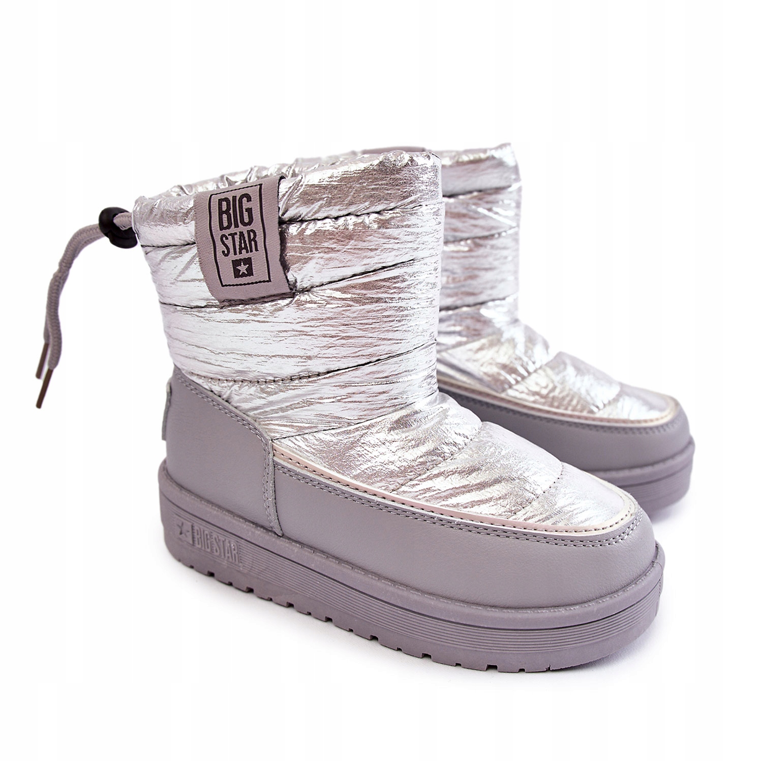 

Dziecięce Śniegowce Big Star KK374218 Szare 34