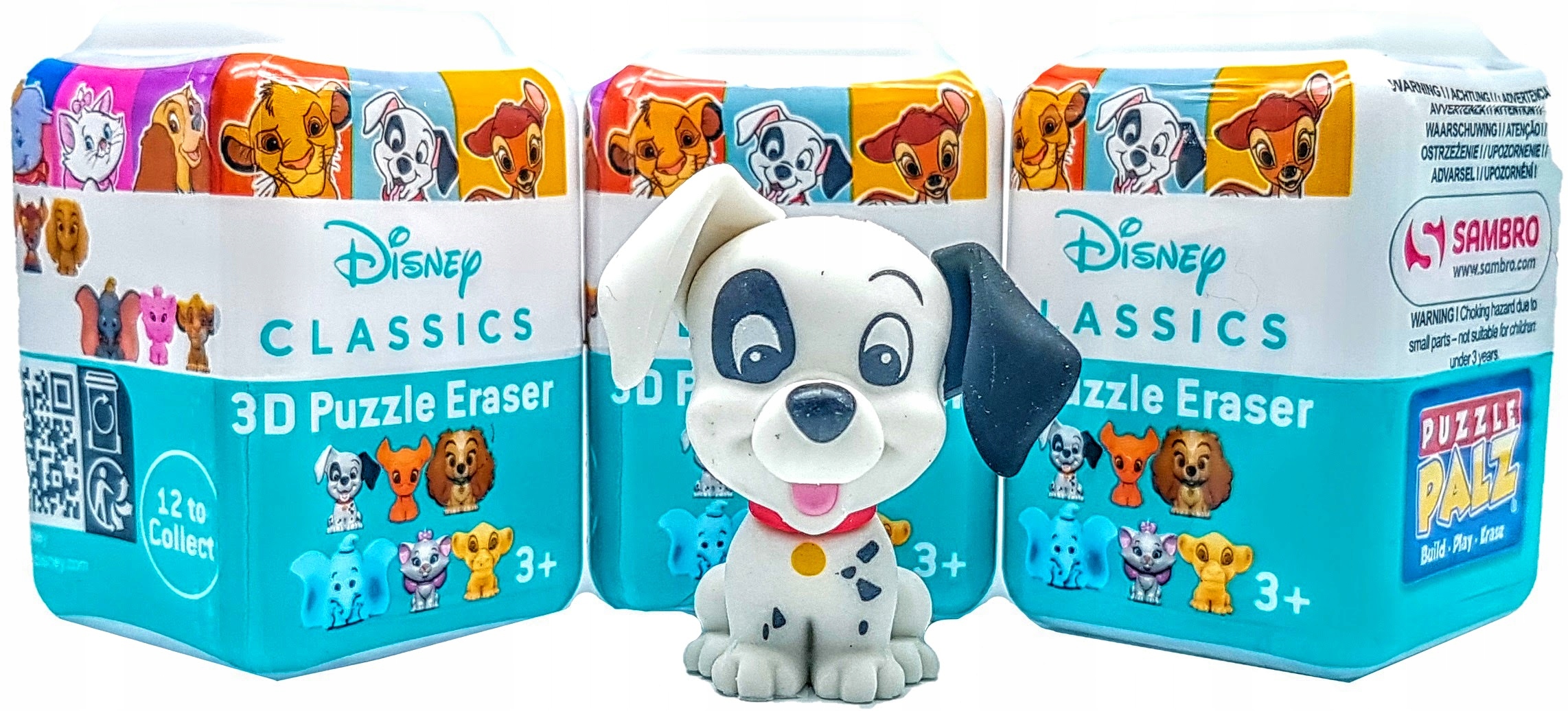 DISNEY FIGURKA GUMKA DO MAZANIA SASZETKA NIESPODZIANKA UKŁADANKA 3D EAN (GTIN) 5056219031903