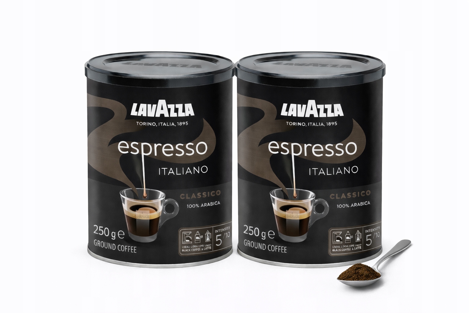 Mletá káva Lavazza Espresso Italiano Classico 250 g 100% Arabica, plechovka