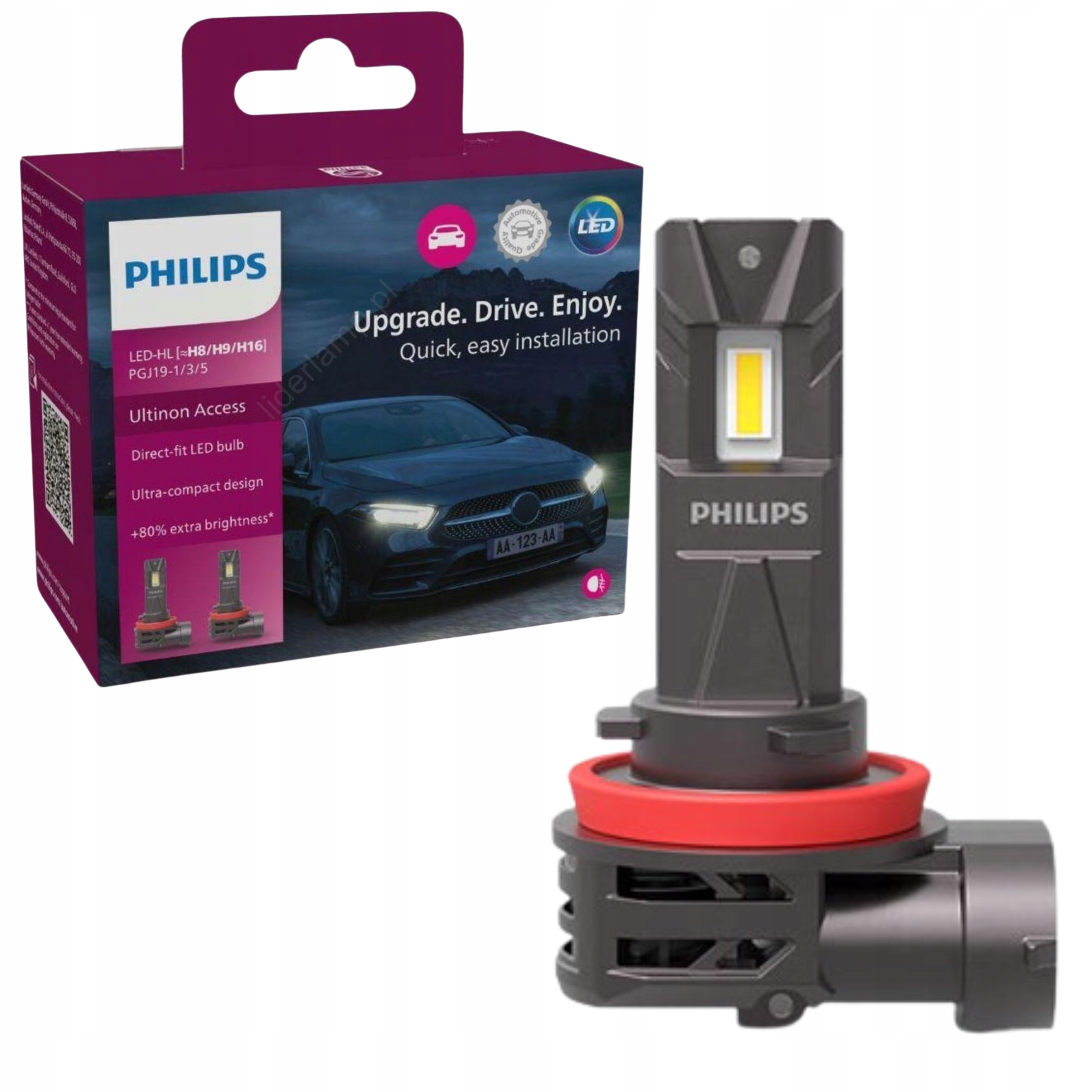 Philips H8/H9/H16 Fog Ultinon Access Led-hl (11366U2500CX) 2SZT