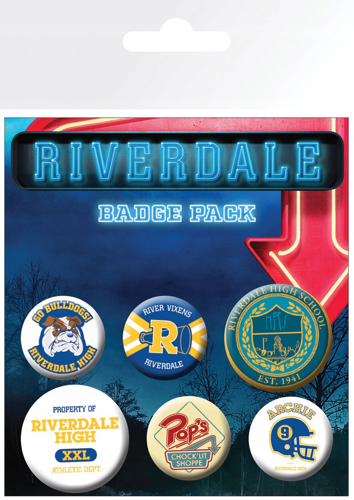 

Oryginalne przypinki zestaw 6 sztuk Riverdale