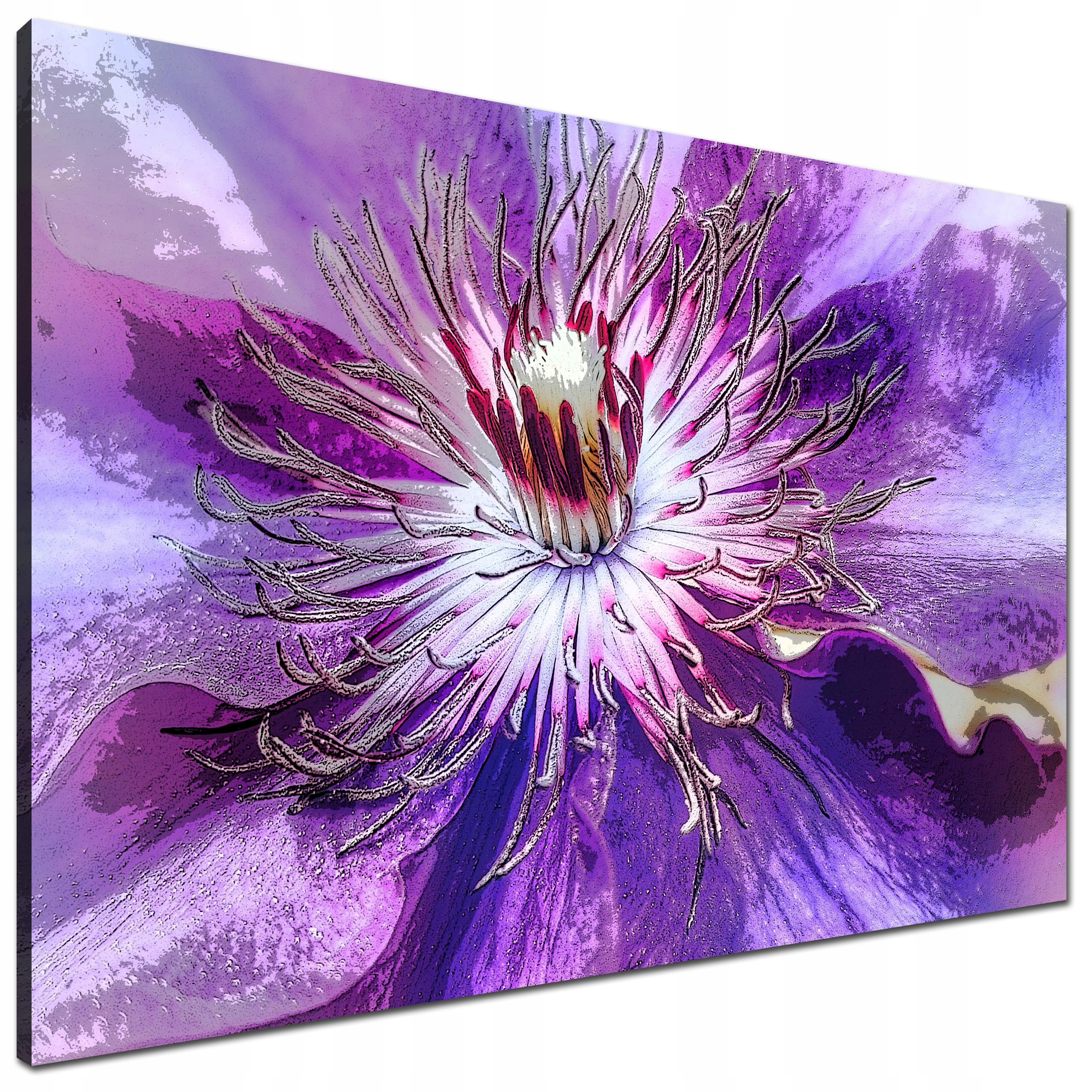 

Nowoczesny Obraz Kwiat Fioletu Do Sypialni