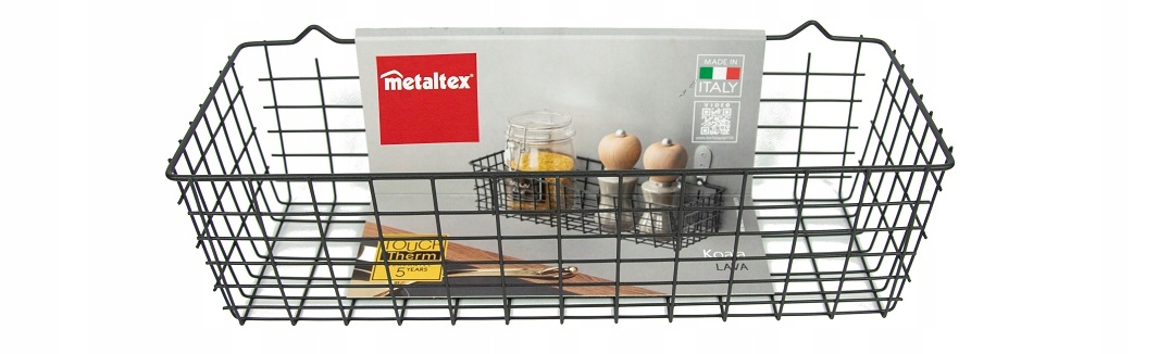 HIT ORGANIZER KOSZ WISZĄCY na ścianę PÓŁKA SWISS Głębokość mebla 12 cm