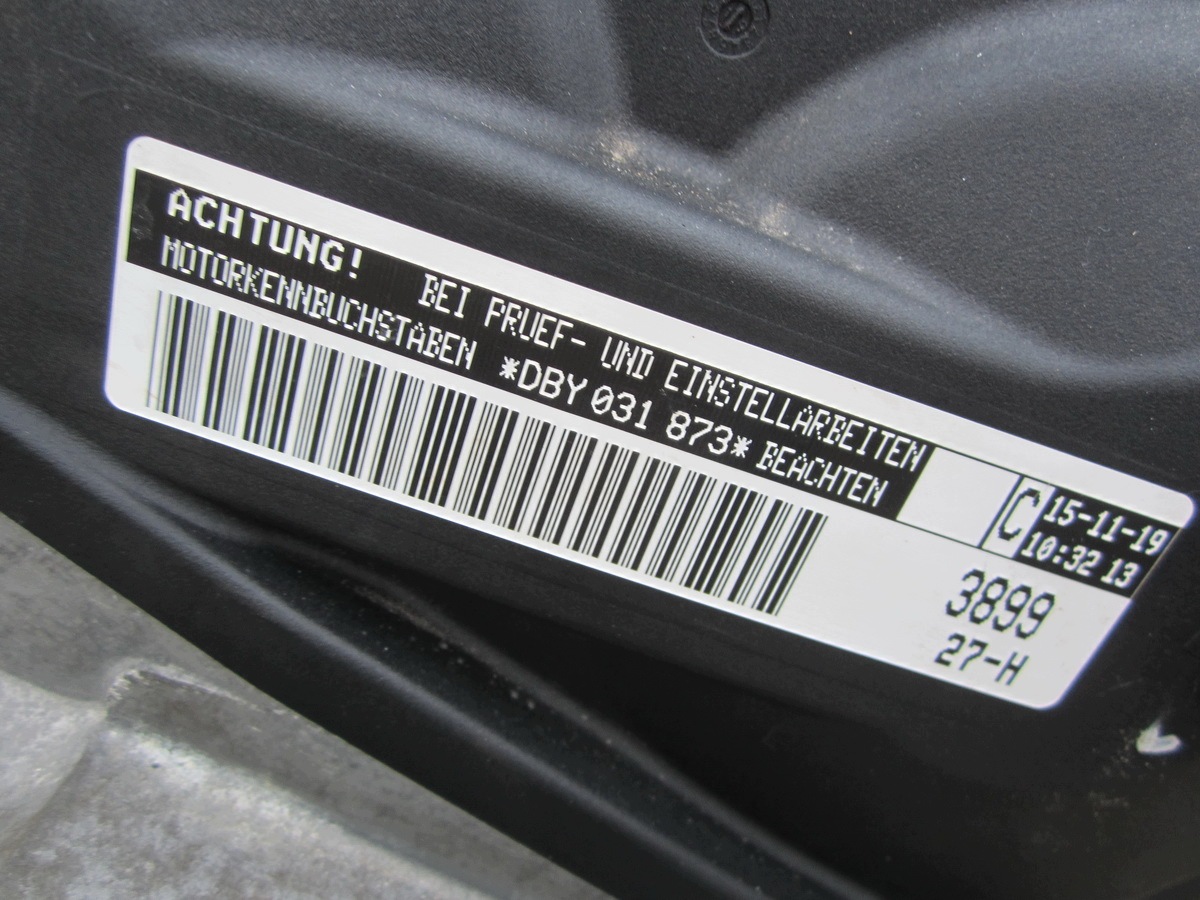 engine Seat Ibiza V 6F KJ Arona 1.0 TSI TGI CNG DBY DBYA 2020
