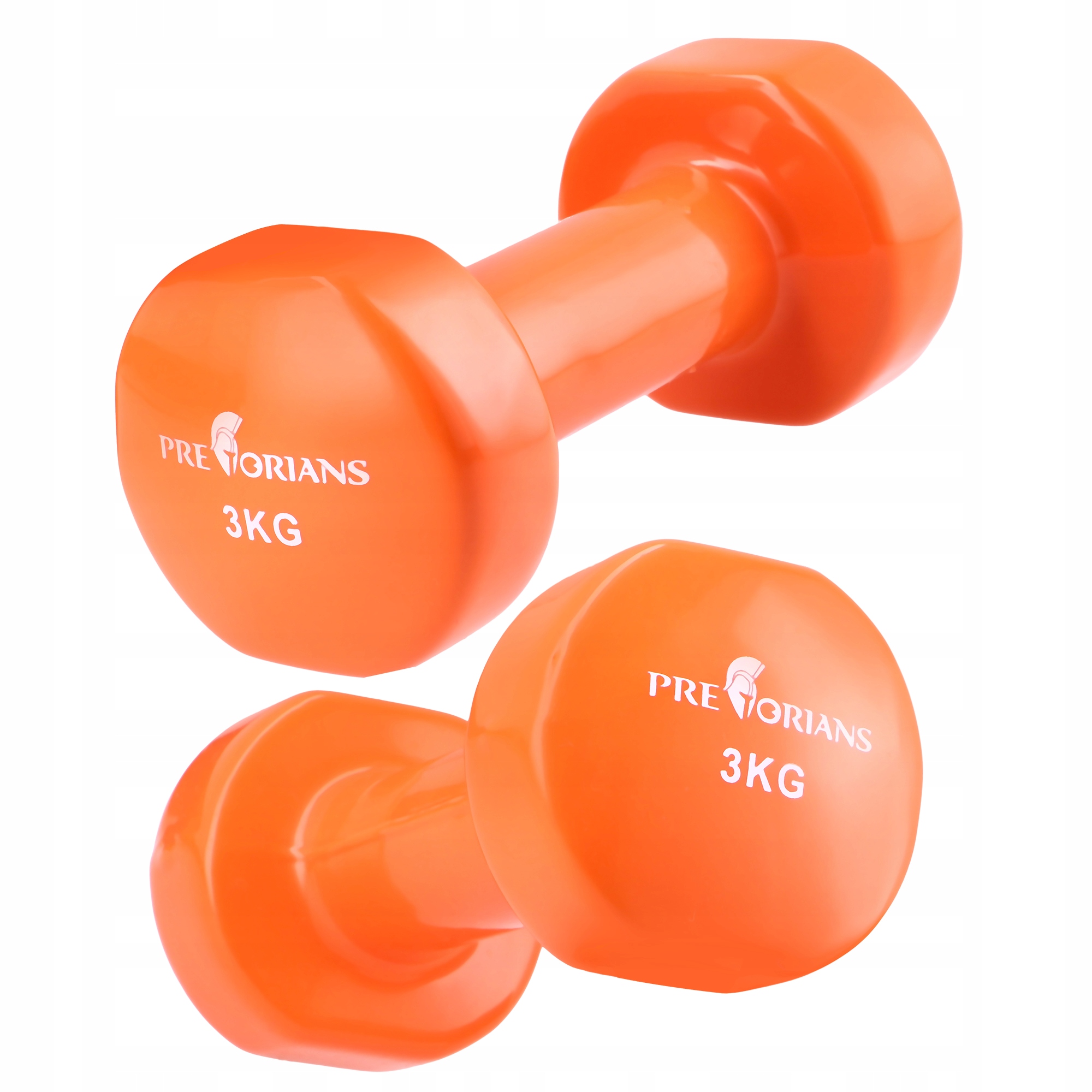 HANTLE ŻELIWNE HANTELKI WINYLOWE DO ĆWICZEŃ W DOMU CIĘŻARKI ZESTAW 2x3 kg EAN (GTIN) 5903657313088