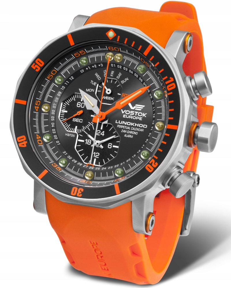 Nový Originální Pánské hodinky Vostok Europe YM86-620A506 Lunokhod Limited