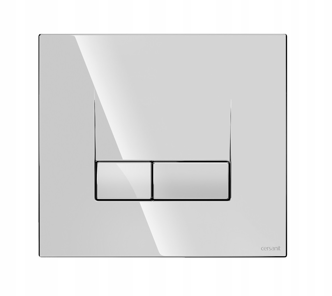 Splachovací tlačítko pro Wc Cersanit Base Smart stříbrné pro stojan K97-493