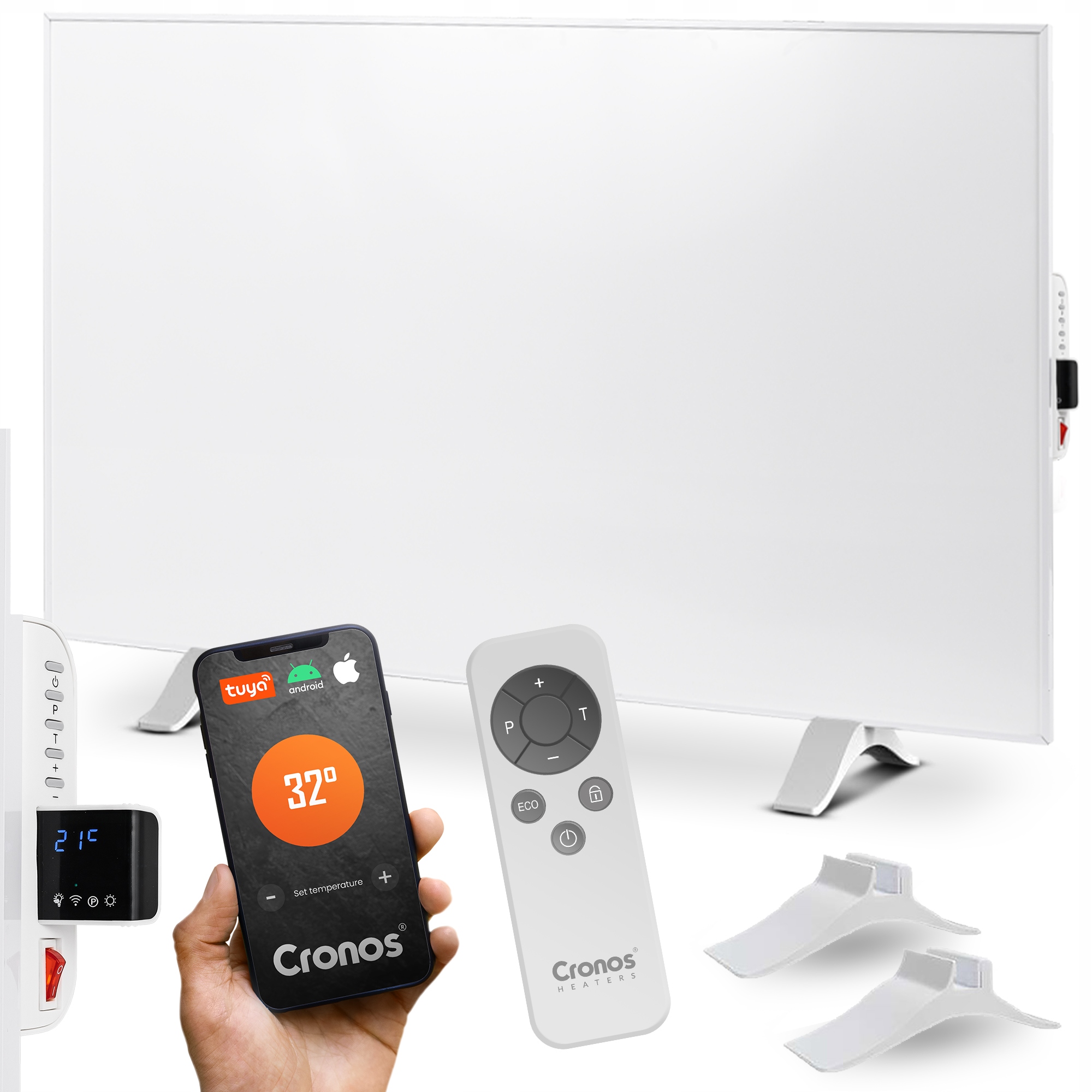 Elektrický Ohrievač S Infračerveným Panelom 980 W