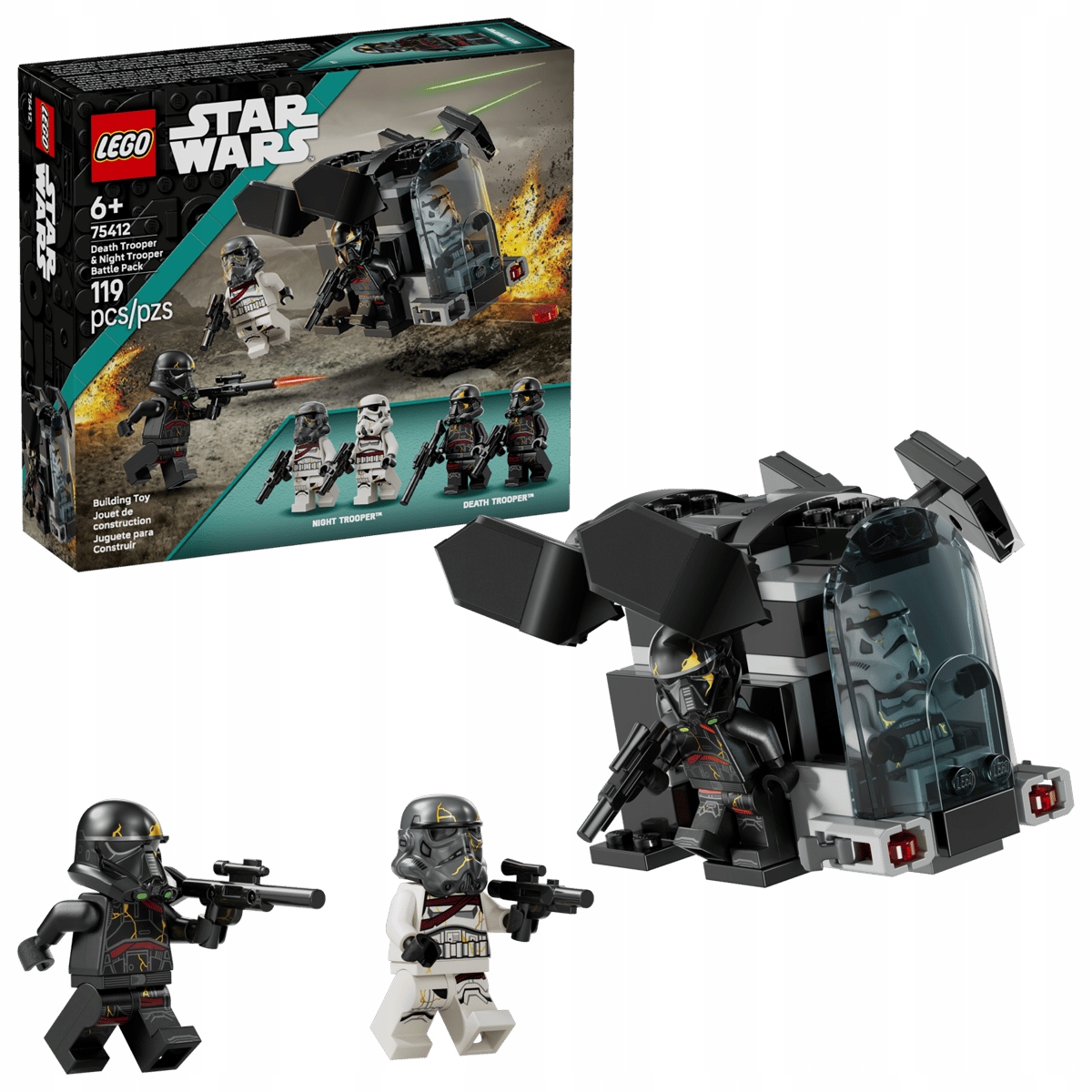 stavebnice Lego Star Wars 75412 Stormtrooper smrti a noční stormtrooper sada