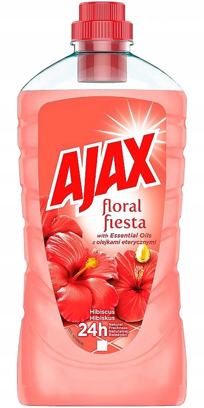 

Ajax Floral Płyn mycia podłóg kafelków 1L Hibiskus