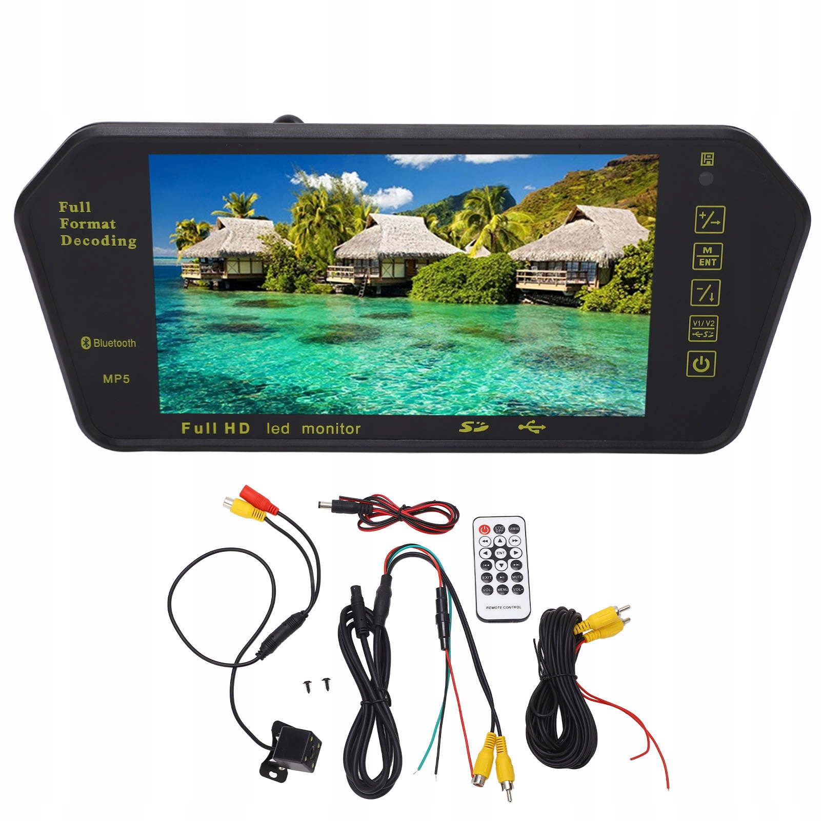 7-calowy wyświetlacz w lusterku wstecznym