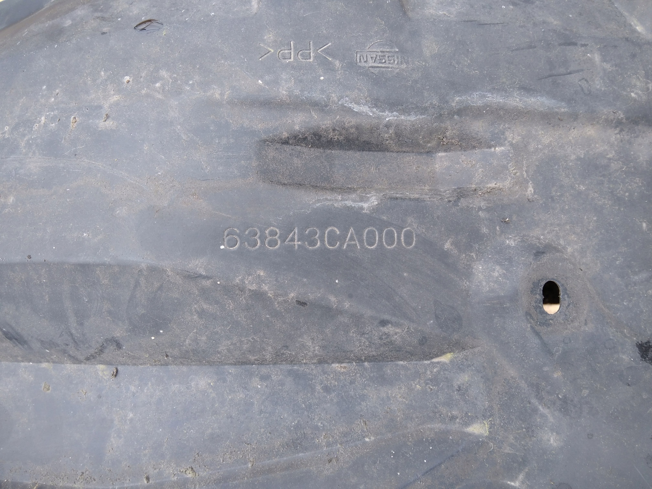 mudguard left front NISSAN MURANO Z50 63843CA000