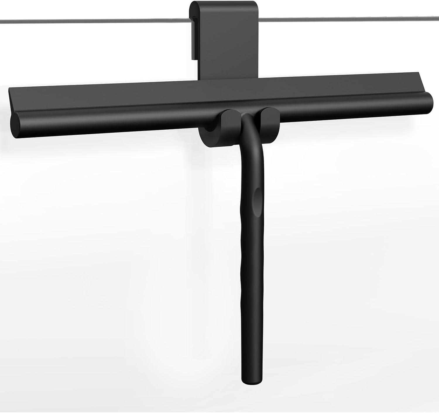 Stěrka na vodu, pár zrcadel sprchových koutů, 33 cm, černá