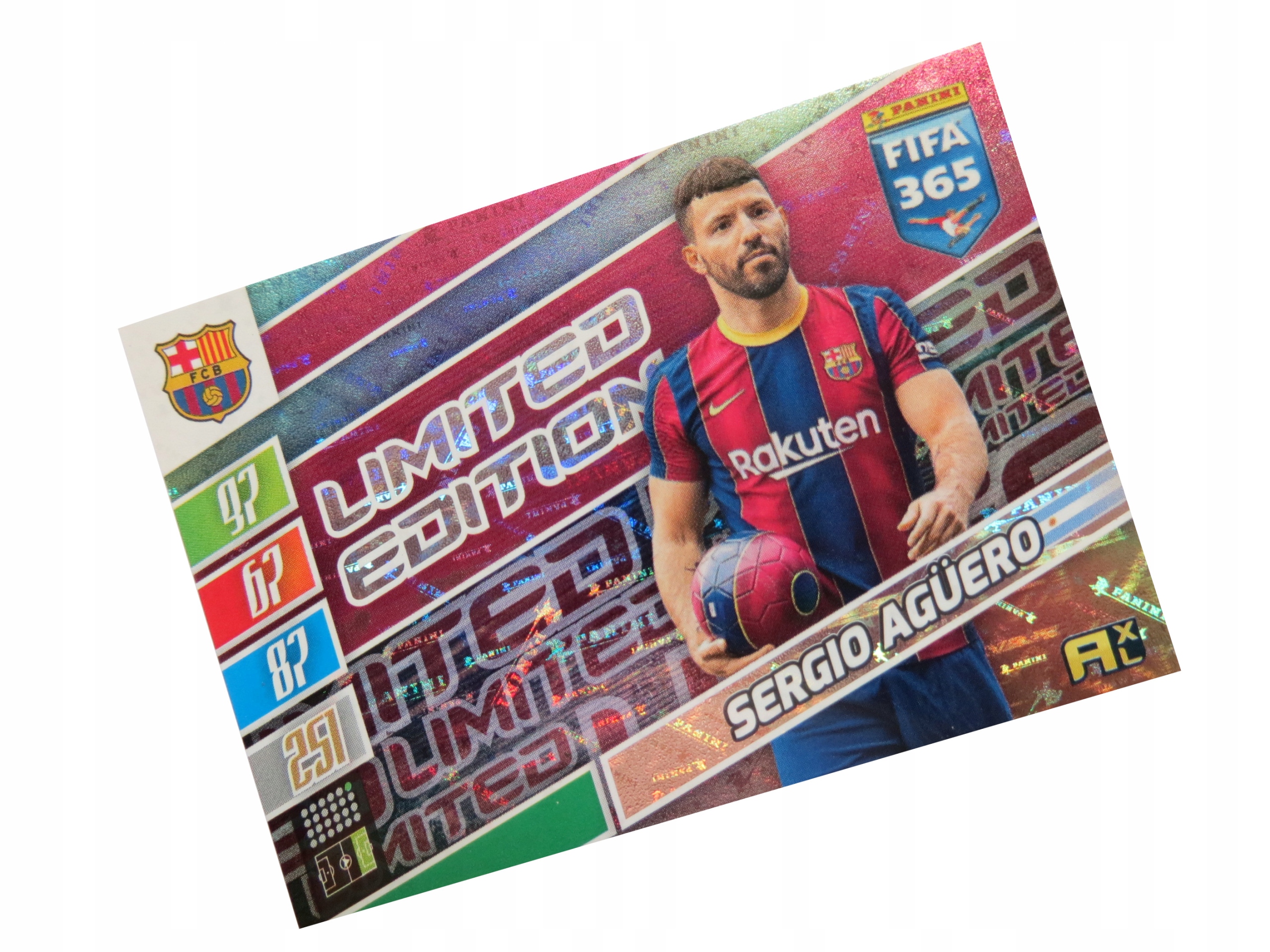 Panini Fifa 365 2022 Karty Piłkarskie Limited Sergio Aguero Barcelona