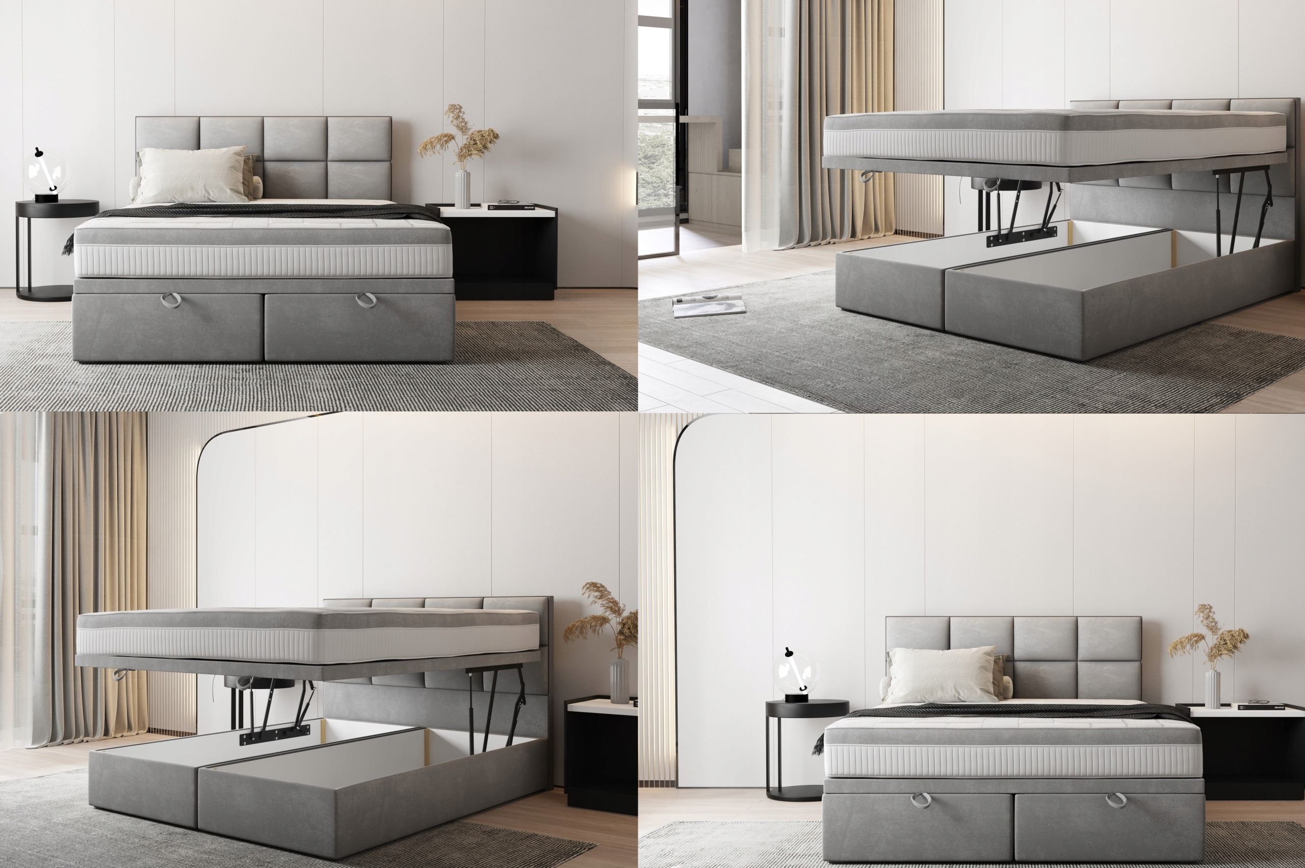 

Łóżko Tapicerowane Kontynentalne Tropea 180 Pocket