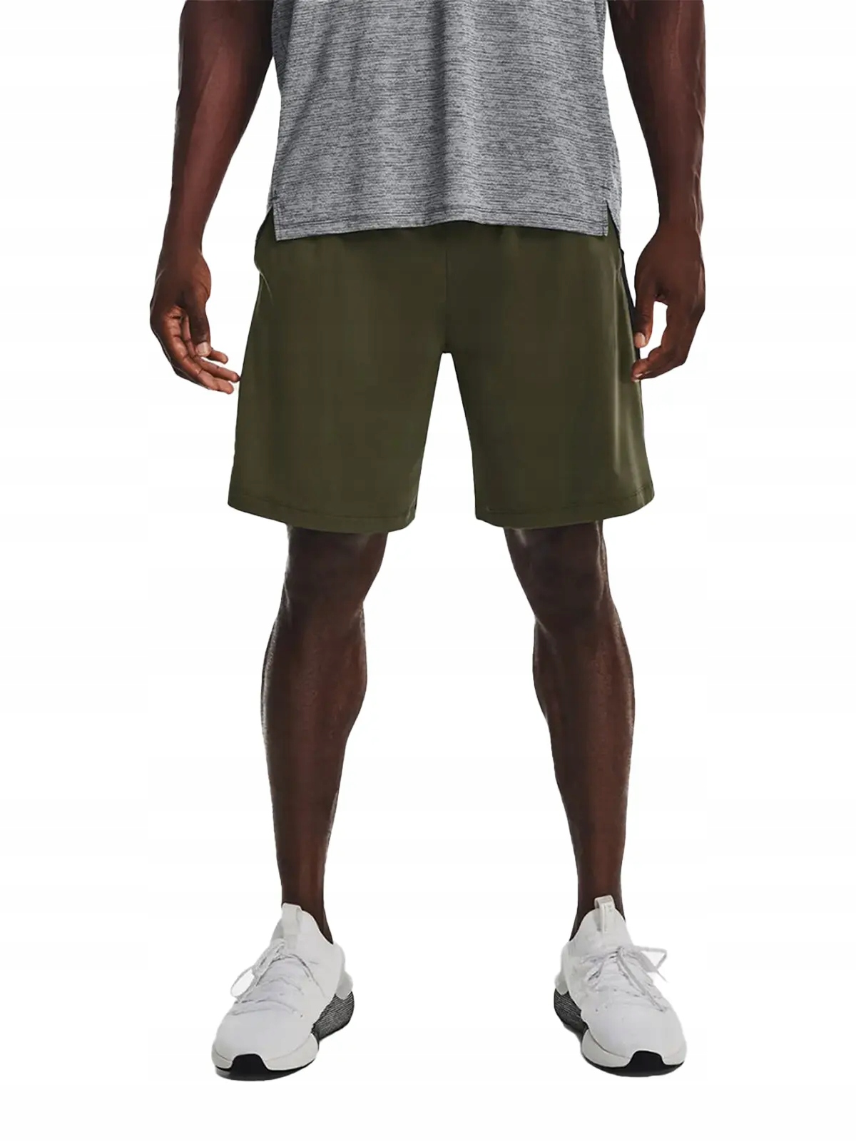 KRÓTKIE SPODENKI MĘSKIE UNDER ARMOUR SZORTY SPORTOWE TRENINGOWE 1376955 Długość do połowy uda