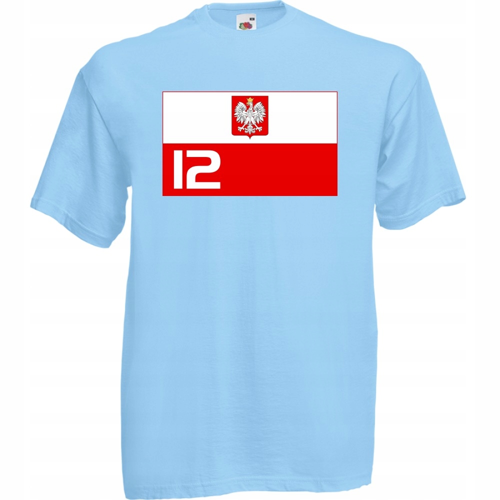 

Koszulka kibica Polska reprezentacja L błękitna