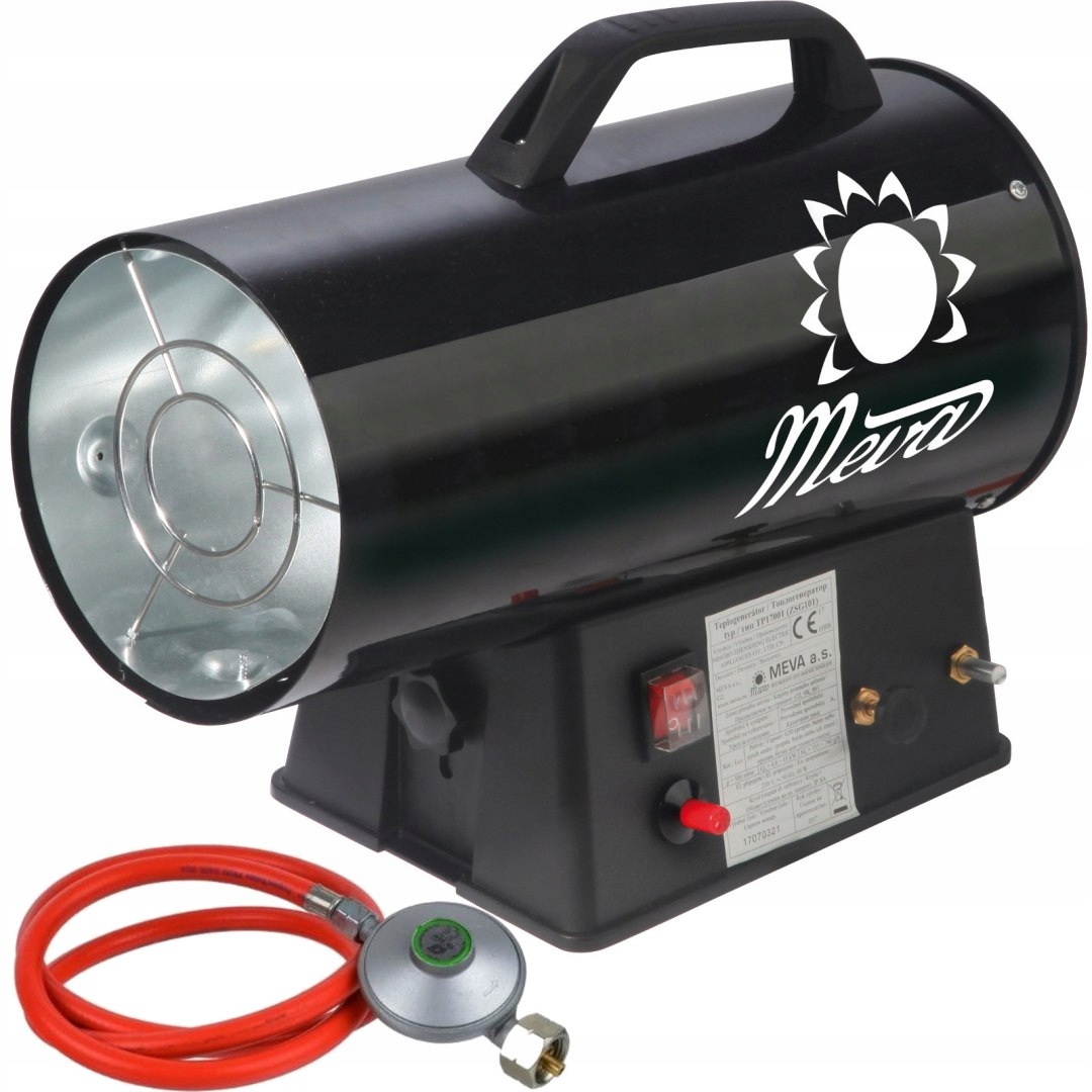 Ohrievač plynového dúchadla, plynový ohrievač 10 kW